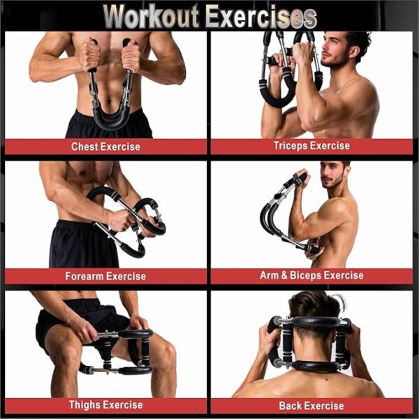 Twister Arm Trainer – Adjustable 40–110lb Upper Body Bar - Image 3