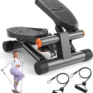 Mini Stair Stepper with Bands – Compact Home Cardio Machine
