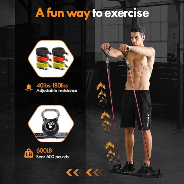 Push Up Board Home Gym – Full Body Workout System - Image 4
