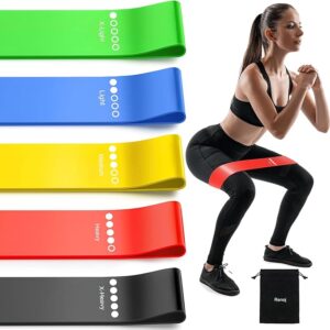 5-Pack Resistance Bands – Elastic Loop Bands for Workouts