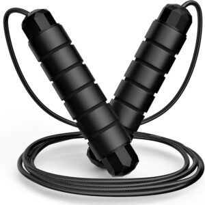 Adjustable Jump Rope – Tangle-Free with Ball Bearings