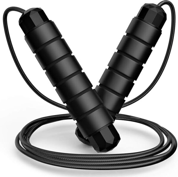 Adjustable Jump Rope – Tangle-Free with Ball Bearings