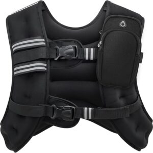 Adjustable Weighted Vest – 6lb to 30lb for Training & Cardio